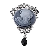 Frauen Antike Emaille Pins Vintage Cameo Brosche Pin Anhänger Schmuck Dekoration Für Taschen Kleidung Rucksack Abzeichen Brosche Pins Für Frauen Kanal