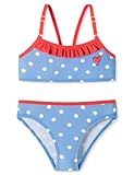Schiesser Mädchen Bustier Badeanzug Bikini-Set, Hellblau_180935, 140 EU