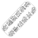 Homoyoyo 1 Schachtel Flatback Nail Charms aus Glas Verschiedene Formen Langlebige Strasssteine für Nagelschmuck DIY Nailart Zubehör Selbstklebende Nagelsteine für Kreative Maniküre und