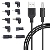 MOLKASIA USB auf DC5V Konverter Adapterkabel 10 Adapter USB auf DC 5V Ladekabel für WiFi Router Lüfter