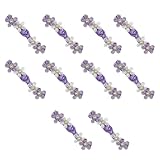 10 Stück dekorative Blumen-Frösch-Knöpfe für Kinderkleidung, weiche satinierte Perlen, Verschlussknopf, Kostüm, Nähzubehör, Kinderkleidungszubehör