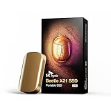 SK Hynix Beetle X31 1TB Extern SSD USB C 3.2 Gen2 mit DRAM | bis zu 1050 MB/s | Portable Externe Festplatte kompatibel mit Windows PC, Mac, Tablet, Android Smartphone, Spielkonsolen (Champagne Gold)