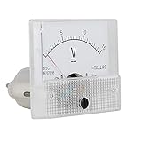 Strom-Voltmeter-Analog-Panel, 85C1 Strom-Spannungs-Analog-Voltmeter-Panel mit Niedrigem Verbrauch 2,5 Genauigkeit DC-Analog-Meter(Druckmessung 0-15V)