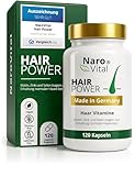Haar Vitamine Haarausfall - 120 Kapseln I Hochdosiert mit Biotin, Zink, Selen, OPC, Hirse-Extrakt (reich an Silizium und Kieselerde) ohne chemische Haarwuchsmittel I Haarvitamine für Haar- & Bartwuchs