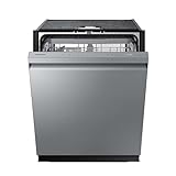 Samsung Unterbau-Geschirrspüler, 60 cm, EEK: C, 14 Maßgedecke, 9,2 l Wasserverbrauch, WaterJet Clean, SmartThings AI Energy Mode, 42 dB(A), Silber, DW60BG750USLET