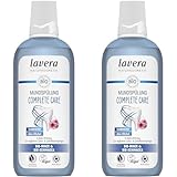 lavera Mundspülung Complete Care - Alkoholfrei -Fluoridfrei - Bio-Minze und Bio-Echinacea für 5-fach-Wirkung - Vegan - Naturkosmetik - 400 ml (Packung mit 2)