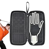Handschuhhalter-Etui Für Golfer – Hartschaleneinsatz, Handschuhformkammer, Aufbewahrungsschlitzschicht, Schützendes Golfmodul | Für Frauen Golfer Platz Übungstasche Reisespiel Locale Zone Area Spot De