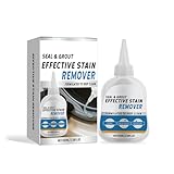 Vartegas Fleckenentferner Gel Schimmelentferner Gel Effektiv Shine Fugen Clean Gel Gallseife Flüssig Effective Stain Remover für Fugen, Fliesen, Bad und Küchenspüle (A)