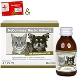 Alfavet ReConvales Gastro Balance 3x90ml für Hunde & Katzen zur Unterstützung der Magenschleimhaut