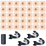 Magnetische Nasenpflaster(60 PCS),Nasenpflaster Magnet,Anti-Schnarch Nose Strips Magnet,Nasen Magnet Atmen,Reduziert SchnarchenHautfreundlich,Verbessert die Schlafqualität Unisex–Extra Stark(Grey)