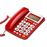 Maouira Schnurgebundenes Bürotelefon Mit Anruferanzeige Festnetztelefone Kurzwahlnummern Für Den Einsatz In Hotels Und Unternehmen