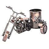 Kavolet VINTAGE MOTORRADMODELL STIFTHALTER STAND ORNAMENTE BÜRO WOHNDEKOR DESKTOP