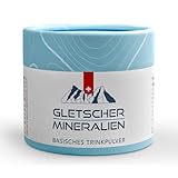 Gletschermineralien® - 100% naturreines Basenpulver des Gotthard­-Massivs - Basengetränk mit einzigartiger Mineralien Kombination - Schweizer Mineralpulver für den Säure Basen Haushalt (65g)