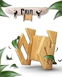CRID Skateboard Wandhalterung aus Bambus - Universal Halterung für Skateboard, Longboard, Snowboard, Wakeboard, Balance-Board, Wakeskate - Inkl. gratis Montagekit - Modernes Design - Deutsche Marke