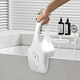 Badewannen Einstiegshilfe für Senioren, Badewanneneinstiegshilfe Griffstange, PE-Blasformmaterial, Bis 136 KG Belastbare Befestigung Ohne Bohren, Geeignet für ältere Menschen, Kinder und Schwangere