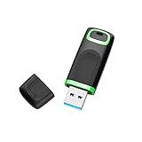 KEXIN USB Stick 128GB 3.0, USB 3.0 Stick mit Cap USB Speicherstick 128GB USB Flash-Laufwerk USB Flash Drive für PC Laptop Tablet TV Auto Schwarz Grün
