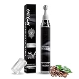 Shefave 5% Koffein Augenserum mit 360° Massageroller, Augencreme Gegen Augenringe und Schwellungen, Augen Roll on, Reduziert Tränensäcke, Reduziert Falten, Augenpflege für Männer & Frauen