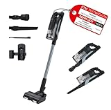 Hoover HF6 Akkustaubsauger mit Bodensensor, Dual Way Clean, bis zu 100Min Laufzeit, Anti-Twist Bürstenrolle, Doppelte Kantenreinigung, QuickPark, tragbar, 660 W [HF610H]