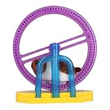 Annadue Hamster-Laufkäfigball mit LED-Licht, Lernspielzeug für, das die Stabilität Verbessert und Falsche Schritte verhindert. Größe: 17 X 21 X 9,5 cm