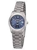 REGENT Damen-Armbanduhr Titan analog Quarz Titanband F-1168