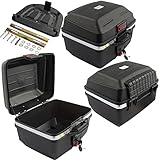 Topcase Koffer Motorrad Roller Reflektoren Schnellverschluss Universal 29LT