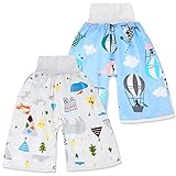 2 Stück Baby Windelrock Windelhose Töpfchen Trainingshose für Kinder Töpfchentraining, L, 4-8 Jahre/4-8T