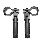 ZSDTRP M8 Motorrad Faltbare Fußrasten Vorne und Hinten für Elektrisches Auto - Anti-Rutsch Fußstütze 90 Grad Fahrrad