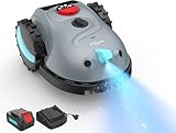 YARDCARE V100 Mähroboter ohne Begrenzungskabel, mit Vision Navigation, 150 Hinderniserkennung, Rasenroboter bis zu 150 m², Akku Rasenmäher Roboter mit Graskamm, Ersatzklingen