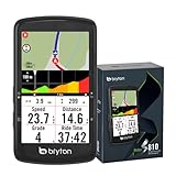 Bryton Rider S810 GPS-Fahrradcomputer mit 3,5' Farb-Touchscreen, 50 Stunden Akkulaufzeit, Offline-Europakarte, Navigation mit Abbiegehinweisen, wasserdicht, ANT+/BLE-Konnektivität