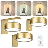 3 Stück Bilderleuchte Kabellos Lampe - 13 farbige Lichter Schlafzimmer Wohnzimmer Bildbeleuchtung Leuchte, Magnetische Atmosphäre LED Wandleuchte Kabellos, Remote Control Art Painting Wandleuchte