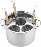Pasta -Töpfe, Küchenutensilien Mit Einsatz Zum Kochen Von Nudeln, 3/4/5 Löcher Mit Insertionssieb, Topf Mit Deckel, Heimpaste -Spiel ~ //