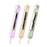 2-in-1 Nadeleinfädler Nahttrenner Faden Einfädelhilfe für Nähnadeln Nahtauftrenner Fadeneinfädler für Nadeln Seam Ripper Einfädler für Nadeln Needle Threader für Handnähen Stricken Quiltzubehör 3Stück