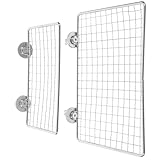 Levemolo 2 Stück Edelstahl Papageien Sitzstangen rutschfeste Vogelkäfig Plattformen zum Ausruhen und Springen Robustes Vogelzubehör für Zuhause und Zoofachhandel Geeignet für Tauben und