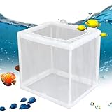 Fischaufzuchtbox, Mesh-Aquarium-Inkubator, Mesh-Fry-Aufzuchtbox, Fry-Trennnetz, Aquarium-Inkubator, Fisch-Brutnetz, Fry-Isolationsbox Mit Saugnapf, Inkubator, Fisch-Mesh-Box, Fry-Inkubator, Aquarium-I