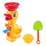 OISE ART STORE Trade Shop 258253 - Set mit 3 Spielen, Strand, Meer mit Mühle, Entenform, Schaufel, 10 x 31 cm