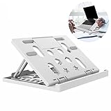 Peegsan Laptop-Ständer – Telefon-Bildschirmlupe | Laptop Riser 3D-Bildschirmprojektor | Tragbarer Laptophalter für Schreibtisch und Bett | 6-stufige, höhenverstellbare Notebook-Halterung