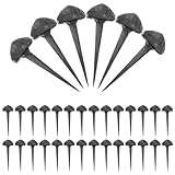 SHINEOFI Kompakte Hufeisennägel aus Eisen 50 Stück Robustes Hufeisenzubehör für Reitsport Hufschutz und Pferdetraining