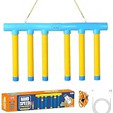 FristSnow Fallende Stöcke Spiel, 2026 Neu Reaktionstraining Spiel, Catching Sticks Game Reflex mit 3 Einstellbare Geschwindigkeiten Challenge Reflective Drop Stick Challenge Game Set (Gelb)