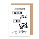 Edition Seidel Premium Geburtstagskarte mit Umschlag. Glückwunschkarte Grußkarte Karte mit lustigem Spruch Geburtstag Happy Birthday Mann Frau (G3614 SW024)