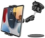 woleyi Starker Saugnapf Tablet Halterung Auto Vorne, LKW/KFZ Armaturenbrett Windschutzscheibe Tablet Halter, Heavy Duty Autohalterung für iPad, Galaxy Tab, Lenovo, 4-12.9' Handys & Tablets