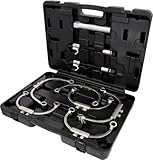 KS Tools 500.8790 Universal McPherson Federspanner-Satz mit Sicherheitsbügel, 9-tlg