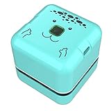 QRTTLY Desktop-Staubsauger, Mini-Tisch-Staubsauger, energiesparend, hohe Lebensdauer bis zu 400 Minuten, schnurloses und drehbares Design