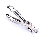 Einzellochstanze,Metall Stanzzange,Rundloch Lochzange, Lochdurchmesser 3 mm,Handmotivstanzer Lochstanzer für DIY Papier, Fotos, Grußkarten, Karten