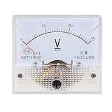 sourcing map DC 0-30V Analog Platte Spannungsmesser Volt Meter 85C1 2,5% Fehler Marge DE de