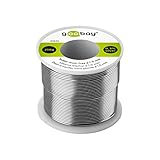 Goobay 40845 Lötzinn bleifrei; ø 1, 0 mm, 250 g Markenlötzinn mit einem Silberanteil (Ag) von 0, 3%