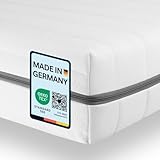 Sleepneo Matratze 120x200 - Höhe 15cm, Duo Härtegrad H2 H3 - Orthopädische 7-Zonen Kaltschaummatratze - Bequem, hygienisch, atmungsaktiv