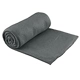 CB Home & Style Fleecedecke Uni 130 x 170 cm Grau
