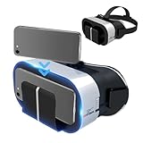 Telefon Headset - Skalierbares -Headset für Mobiltelefone | Brille, Virtual Reality für Bildung, Reisen, Komfortable Passform für Smartphones, Brille für Entertainment