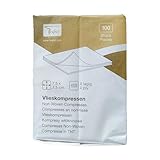 Teqler Vlieskompressen, unsteril 7,5 x 7,5 cm