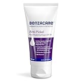 BENZACARE Anti-Pickel Feuchtigkeitspflege für zu Akne neigende Haut, 50ml, Schützt mit LSF 30, Lindert Hautrötungen, reduziert Glanz und spendet Feuchtigkeit, Dermatologisch getestet